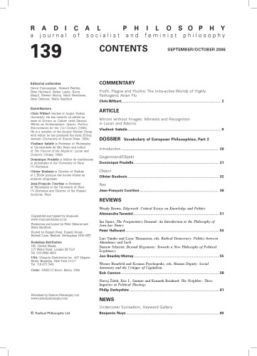 Radical Philosophy #139