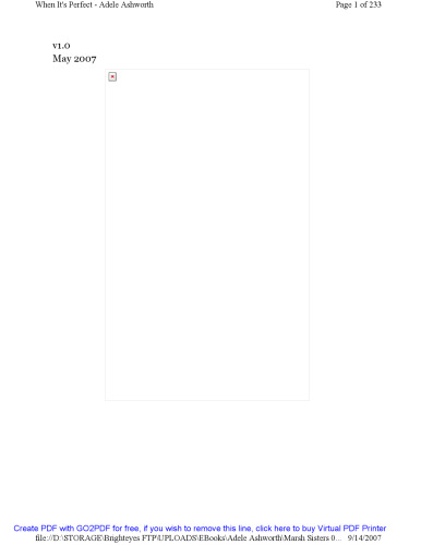 When It's Perfect (Avon Romantic Treasures)