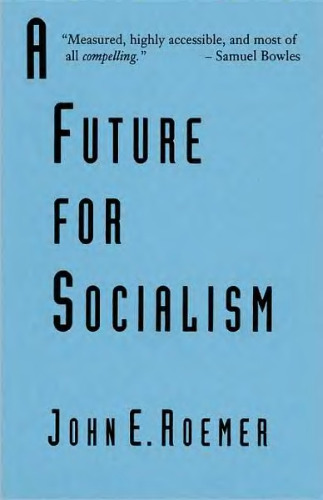 A Future for Socialism