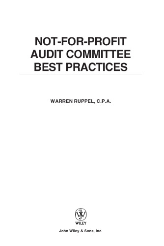 Not-for-Profit Audit Committee Best Practices