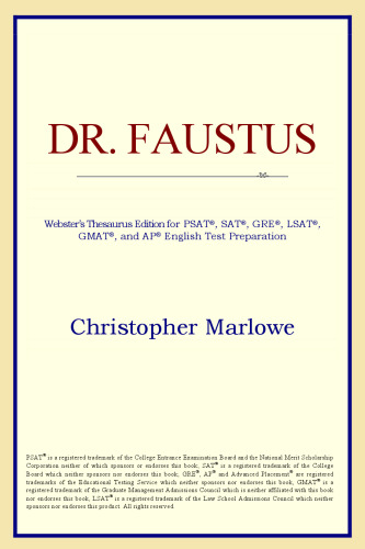 Dr. Faustus (Webster's Thesaurus Edition)