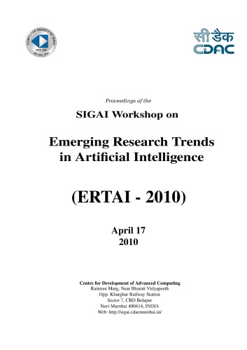 SIGAI Workshop on Emerging Research Trends in Artificial Intelligence (ERTAI - 2010) Proceedings