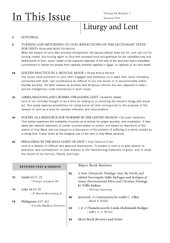 Interpretation. A Journal of Bible and Theology. January 2010