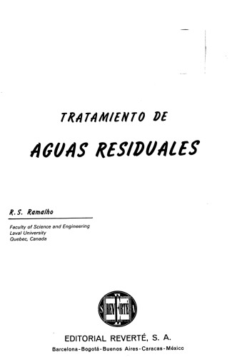Tratamiento de Aguas Residuales - 2Ed  Spanish