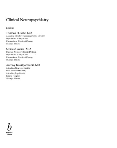 Clinical Neuropsychiatry