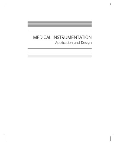 Medical Instrumentation Application and Design, 4th Edition