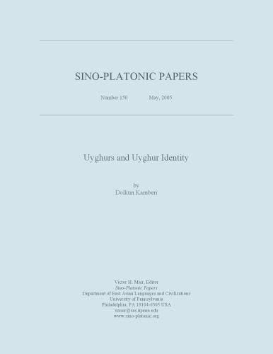 Uyghurs and Uyghur identity