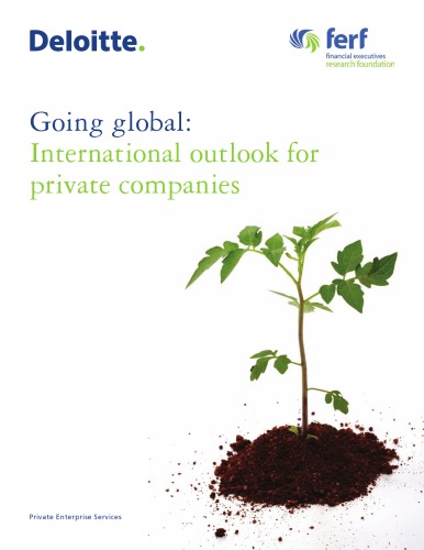 Going Global: International Outlook for Private Companies