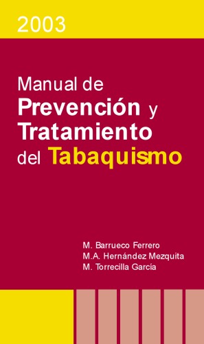 Manual de Prevencion y Tratamiento del Tabaquismo  Spanish