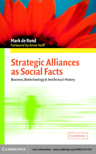 Strategic Alliances as Social Facts: Business, Biotechnology, and Intellectual History