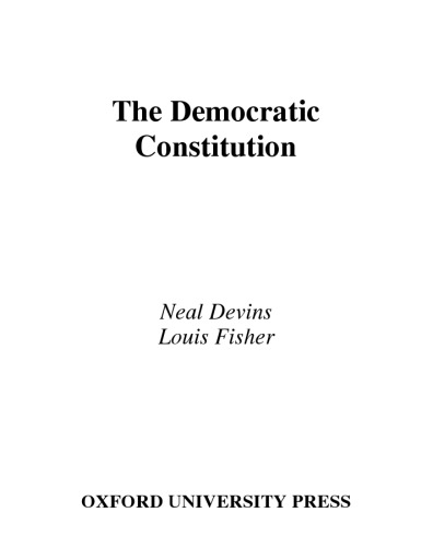 The Democratic Constitution