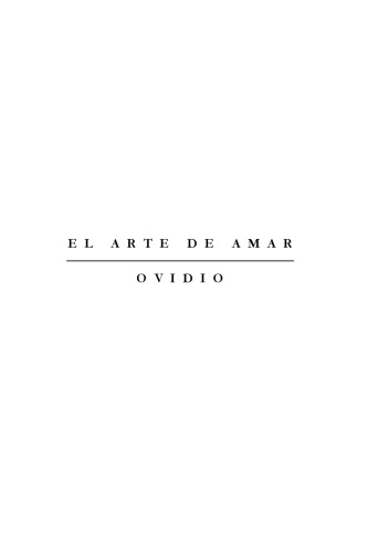 El Arte de Amar