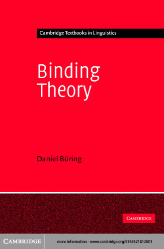 Binding Theory (Cambridge Textbooks in Linguistics)