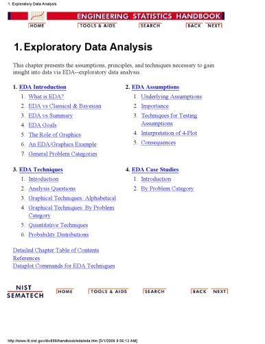 Engineering statistics handbook