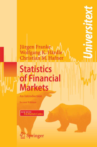 Statistics of Financial Markets: An Introduction