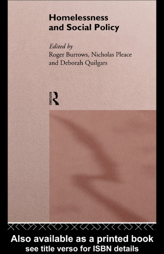 Homelessness and Social Policy