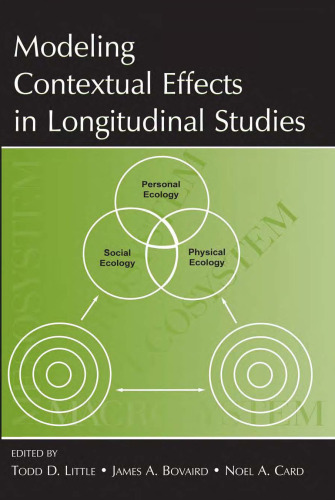 Modeling Contextual Effects in Longitudinal Studies