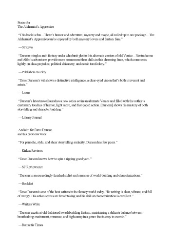 The Alchemist's Apprentice