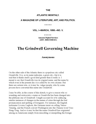The Grindwell Governing Machine