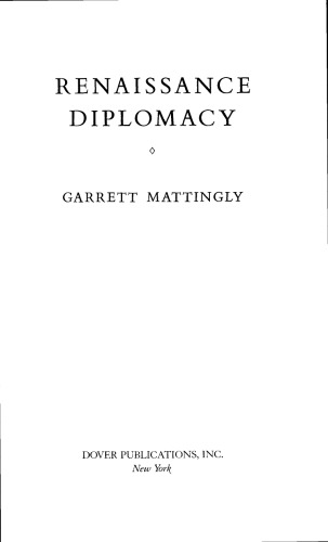 Renaissance Diplomacy