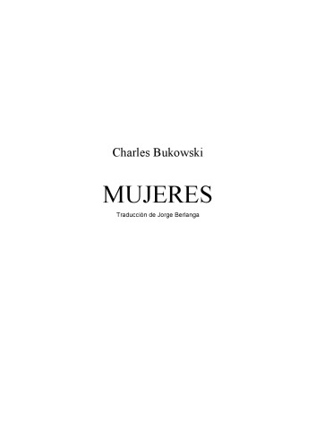 Mujeres (Compactos Anagrama)