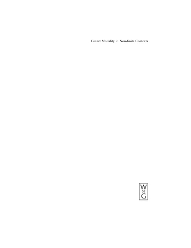 Covert Modality in Non-Finite Contexts