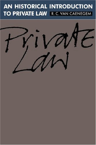 An Historical Introduction to Private Law