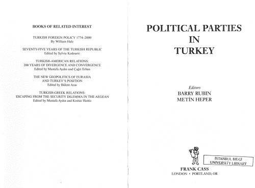 Political Parties in Turkey