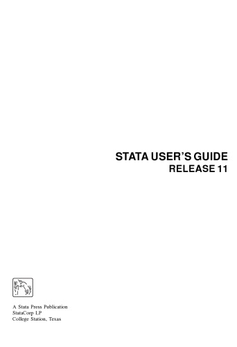 Stata User's Guide Release 11