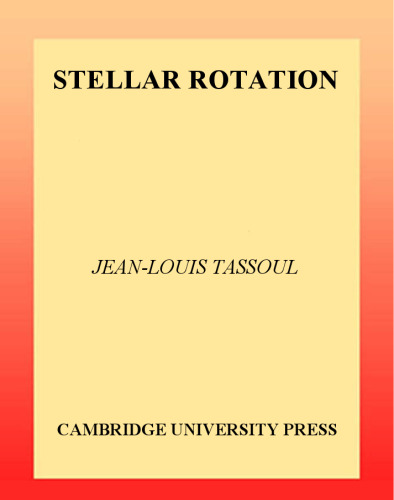 Stellar Rotation (Cambridge Astrophysics)