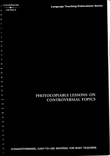 Taboos and Issues: Photocopiable Lessons on Controversial Topics (LTP instant lessons)