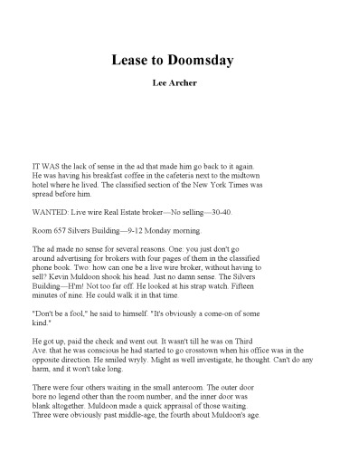 Lease to Doomsday