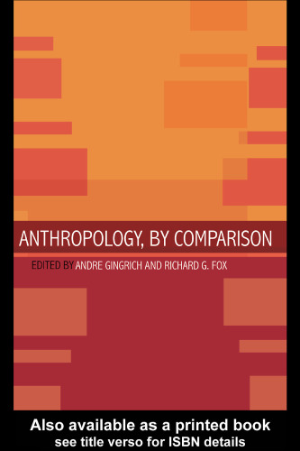 Anthropology, by Comparison