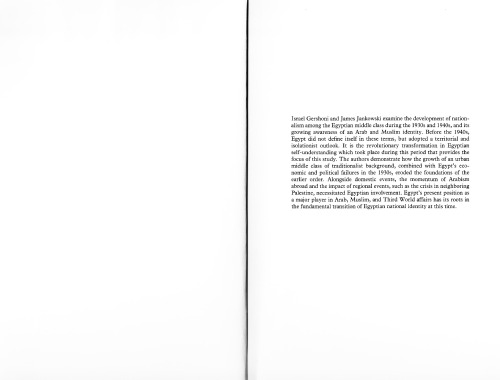 Redefining the Egyptian Nation, 1930-1945