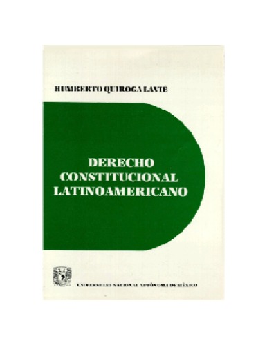 Derecho constitucional latinoamericano (Serie B--Estudios comparativos) Spanish