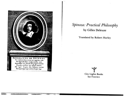 Spinoza: Practical Philosophy