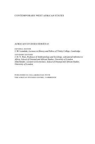 Contemporary West African States