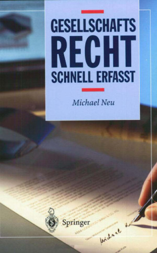 Gesellschaftsrecht Schnell erfasst