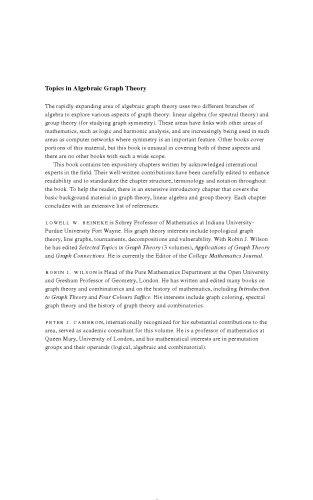 Topics in Algebraic Graph Theory (Encyclopedia of Mathematics and its Applications)