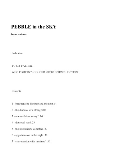 Pebble in the Sky (The Isaac Asimov Collection Edition)