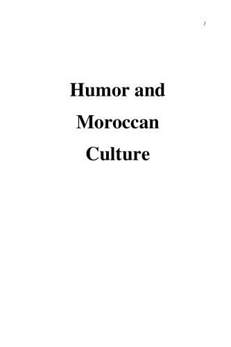 Humor and Moroccan Culture