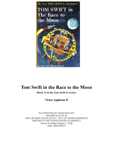 Tom Swift in the Race to the Moon (Book 12 in the Tom Swift Jr series)