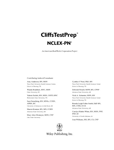 CliffsTestPrep NCLEX-RN
