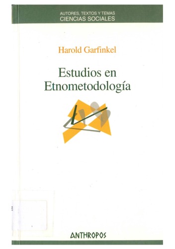 Estudios en Etnometodología