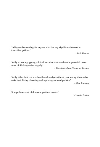 The Hawke Ascendancy: A Definitive Account of Its Origins and Climax 1975-1983