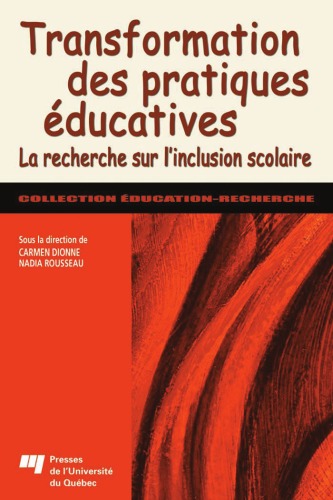 Transformation des pratiques éducatives : La recherche sur l'inclusion scolaire