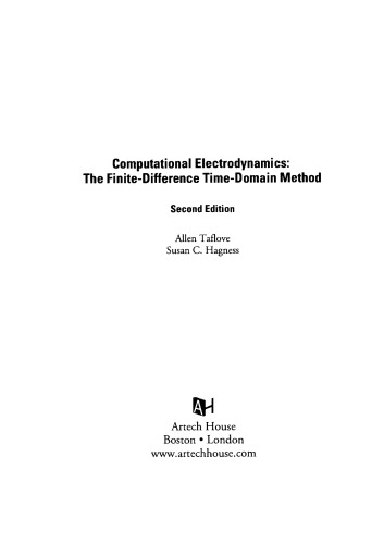 Computational Electrodynamics: The Finite-Difference Time-Domain Method 2nd edition (Artech House Antennas and Propagation Library)