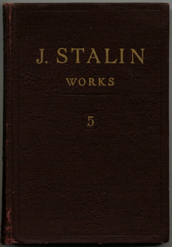 J. Stalin Works (1921-1923, Volume 5)