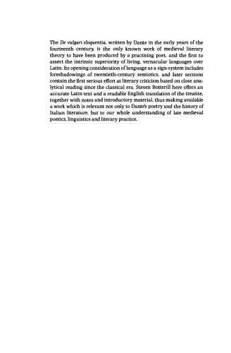 De vulgari eloquentia