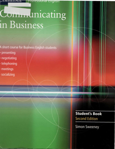 Communicating in Business: A Short Course for Business English Students